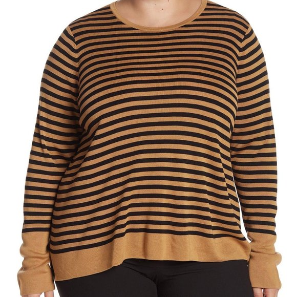 Eileen Fisher Tops - EILEEN FISHER Tencil & Silk Striped Top